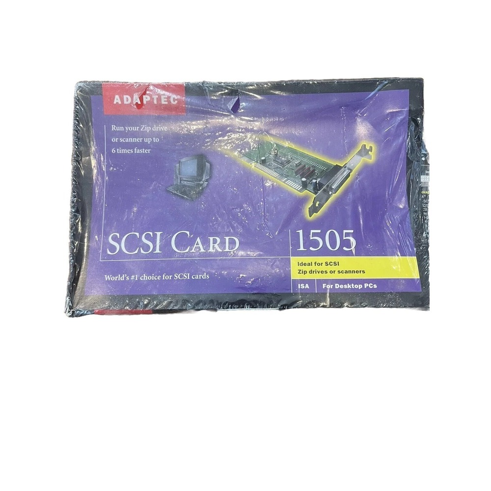 SCSI Card 1505 - Desktop PCs New Sealed/old Stock. Box Shows Age